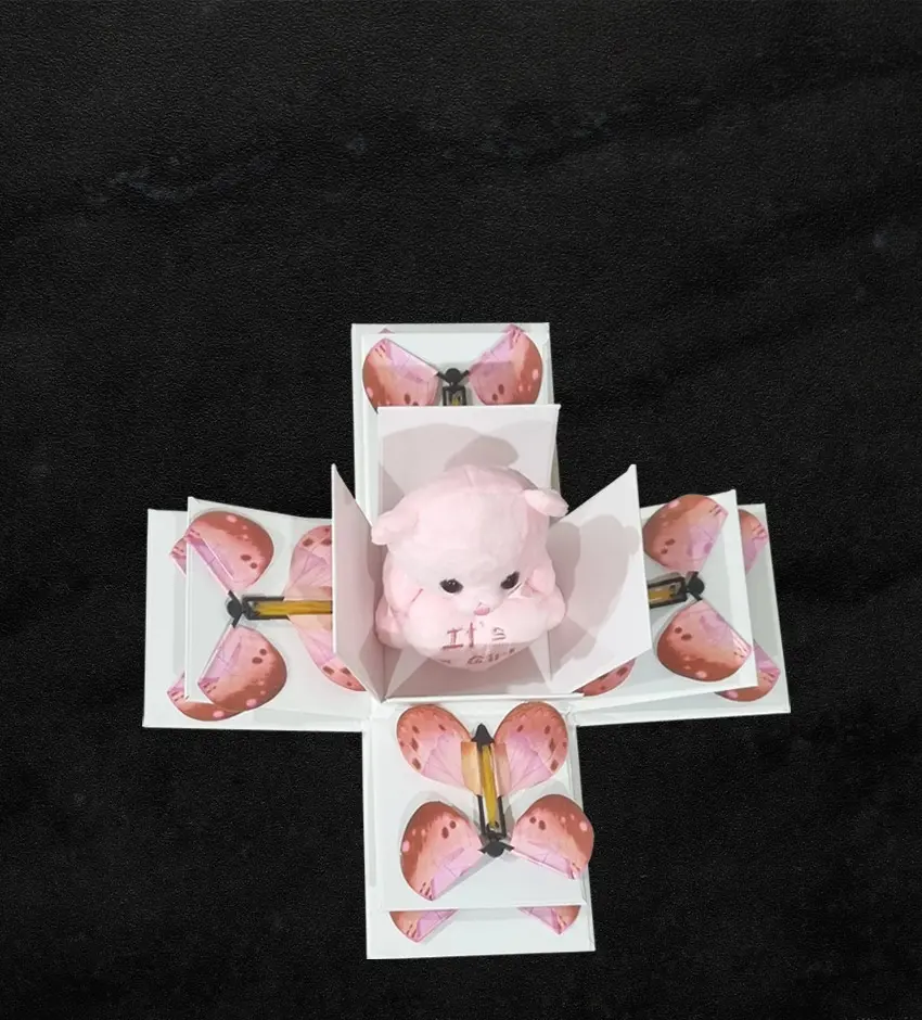 8 Butterflies with teddy