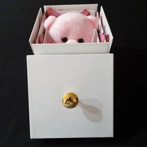 5. Box with 8 Pink Butterflies and Teddy thumbnail