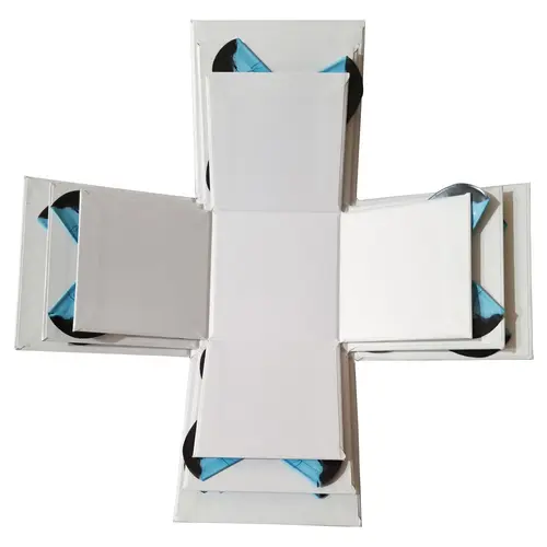 Box with 8 Blue Butterflies